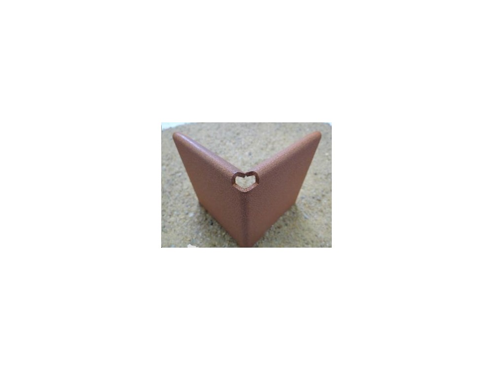 ANGLE 90° BORDURE CORTEN HT200