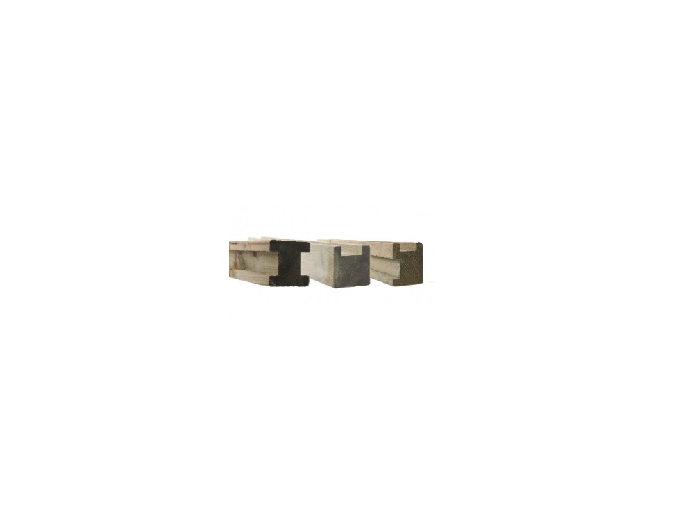 POTEAU RAINURE INTER 9x9x250 POTEAU RAINURE INTER 9x9x250