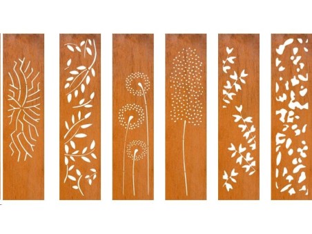TOTEM CORTEN 200X50 cm