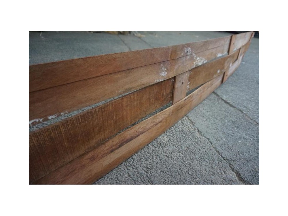 BORDURES BOIS TRESSAGE AZOBE 6X30 BORDURES BOIS TRESSAGE AZOBE 6X30
