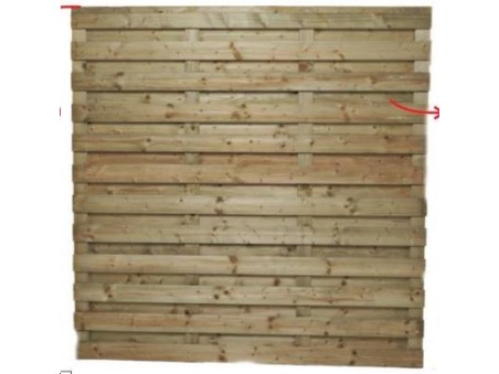 PANNEAU BOIS T3 DROIT 180x180