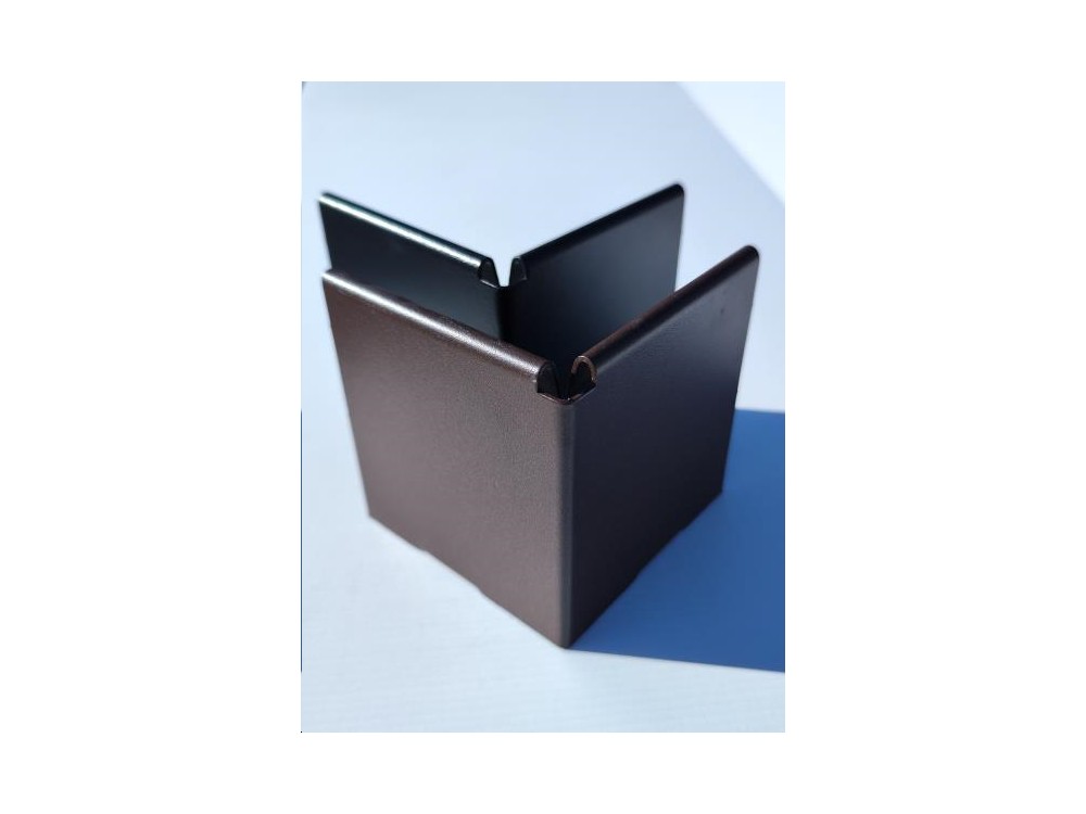 ANGLE 90° ACIER PEINT NOIR HT100