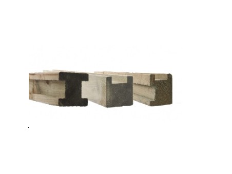 POTEAU RAINURE INTER 9x9x250