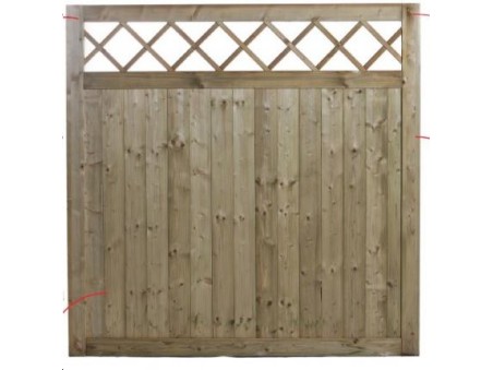 PANNEAU BOIS MONACO+ 180x180